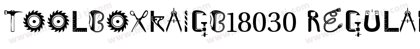toolboxKaiGB18030 Regular字体转换